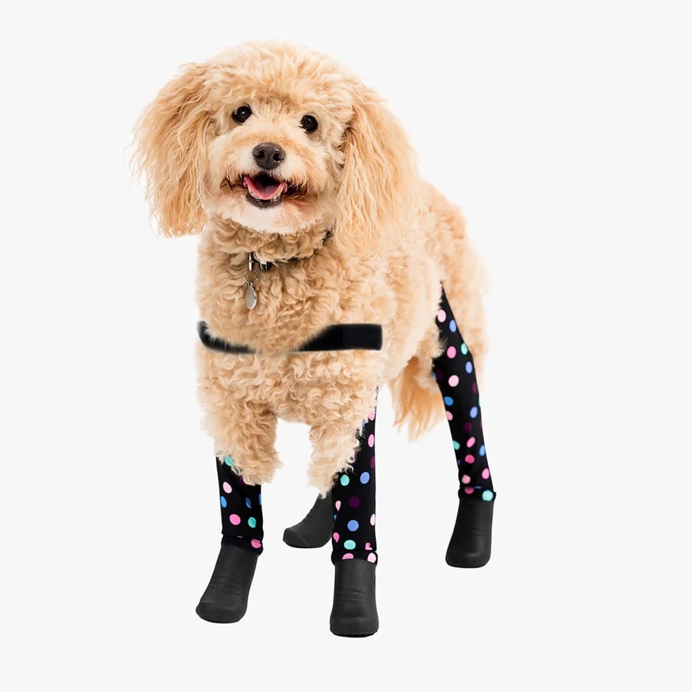 NWT WALKEE PAWS Polka Dot Boot Leggings